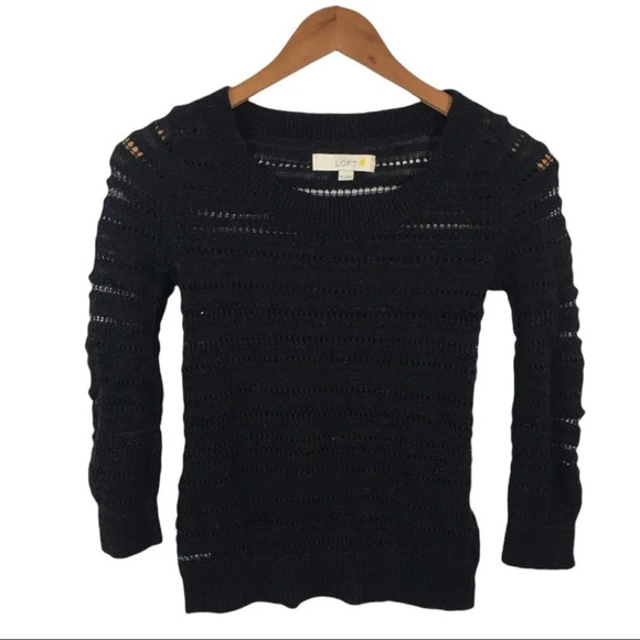 C10 Women’s Ann Taylor LOFT Trendy Linen Blend Sweater XS - Picture 1 of 5